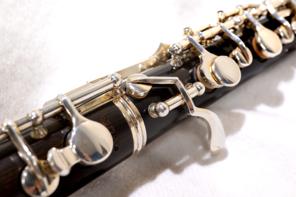 Klappenwerk einer Schüler-Oboe