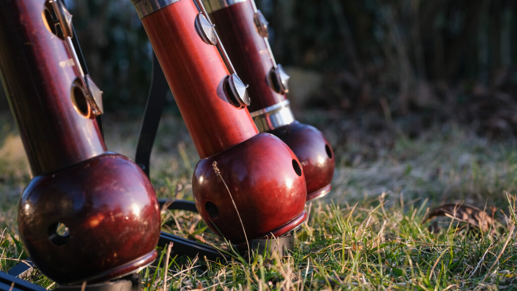 Oboe d'amore und Englischhorn mit Liebesfuß