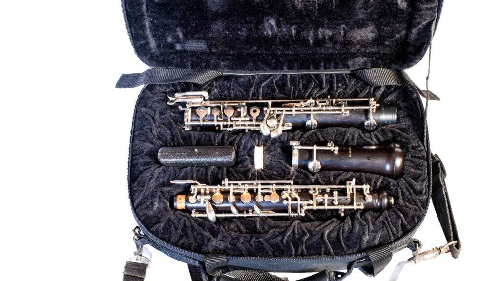 Gebrauchte Oboe Bulgheroni Modell FB 91/3 im gepolsterten Etui